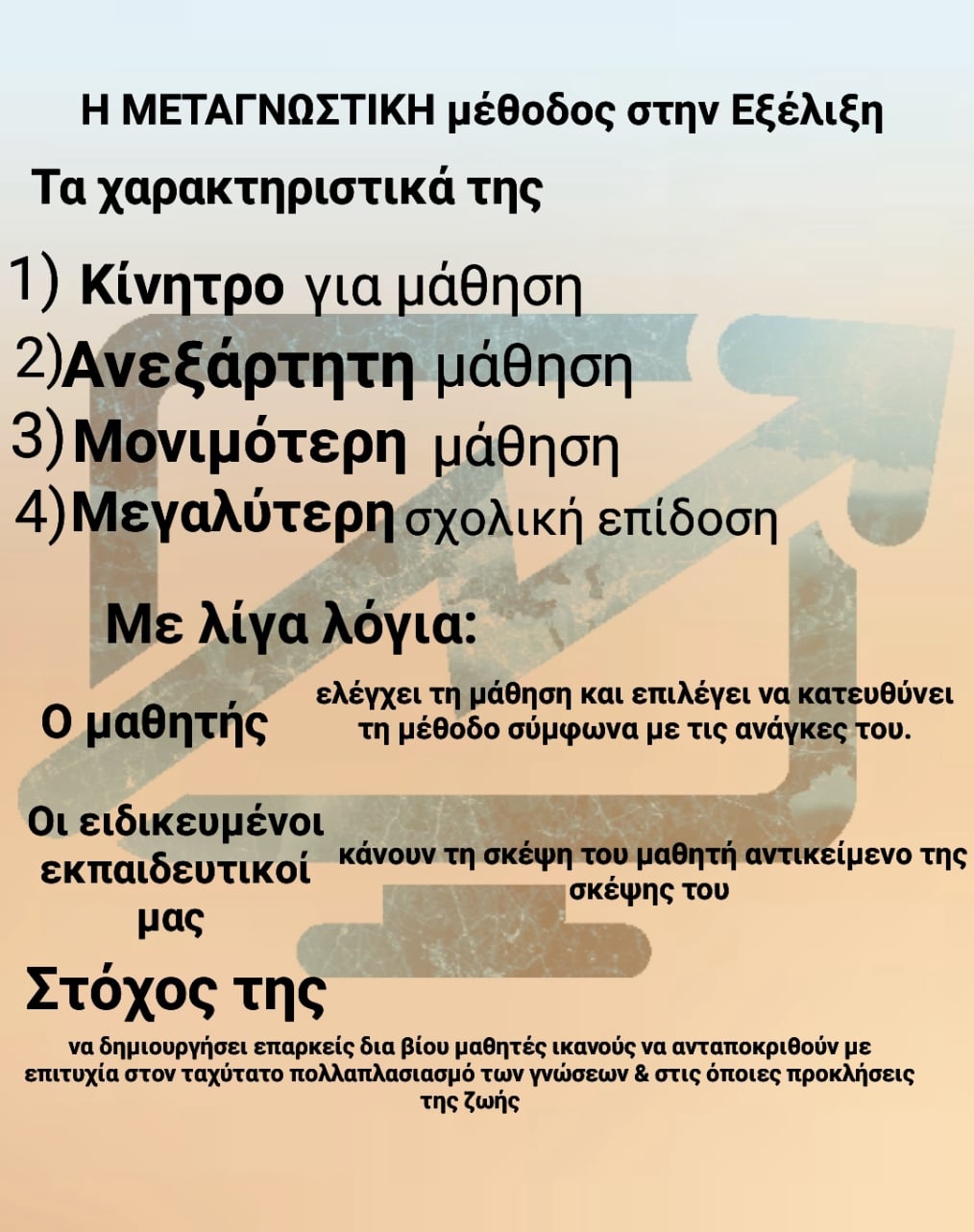 αφίσα κέντρο μελέτης Εξέλιξη